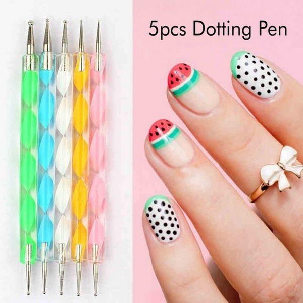 5pcs Dotting Pen Tool Nail Art